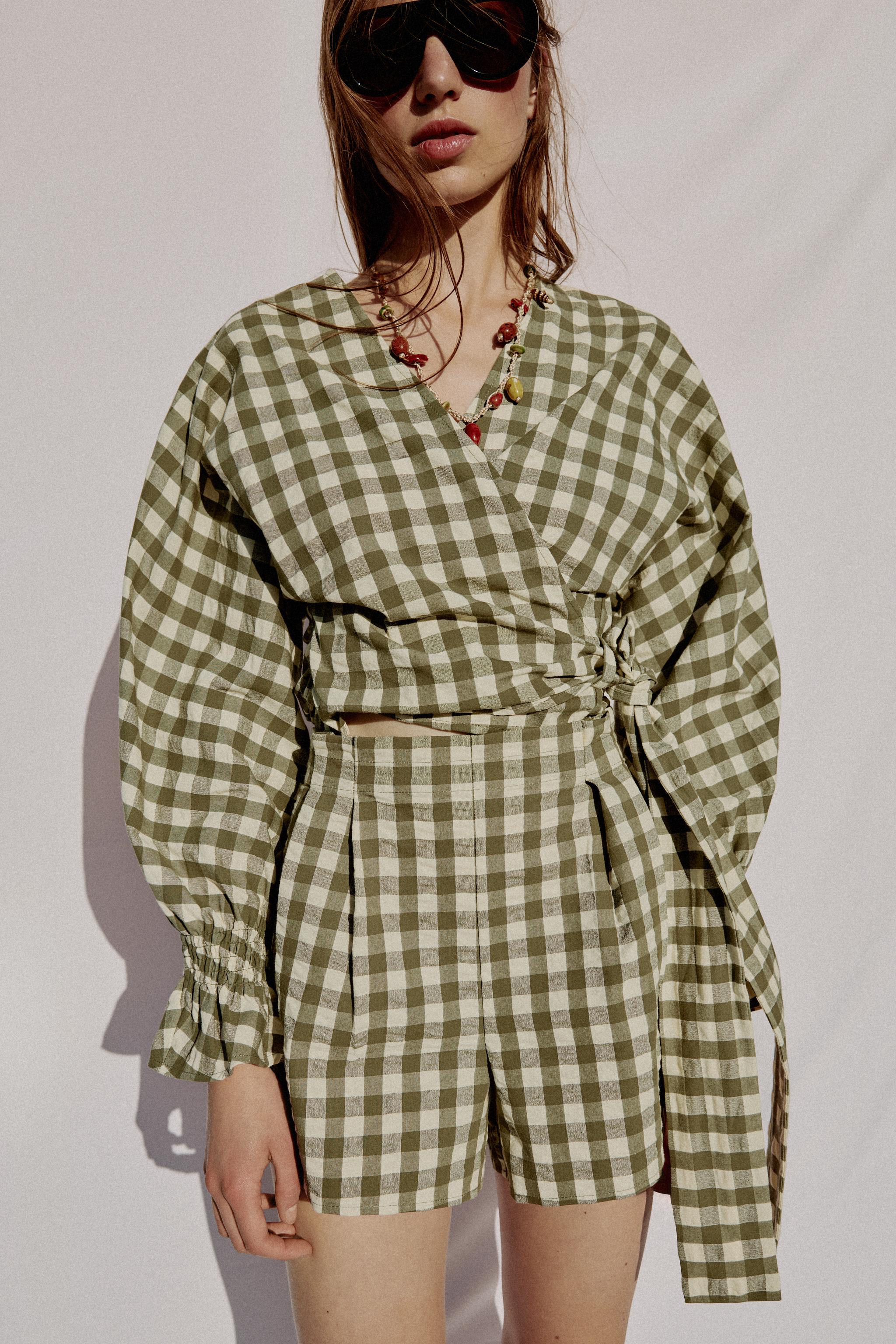 GINGHAM SHORTS
